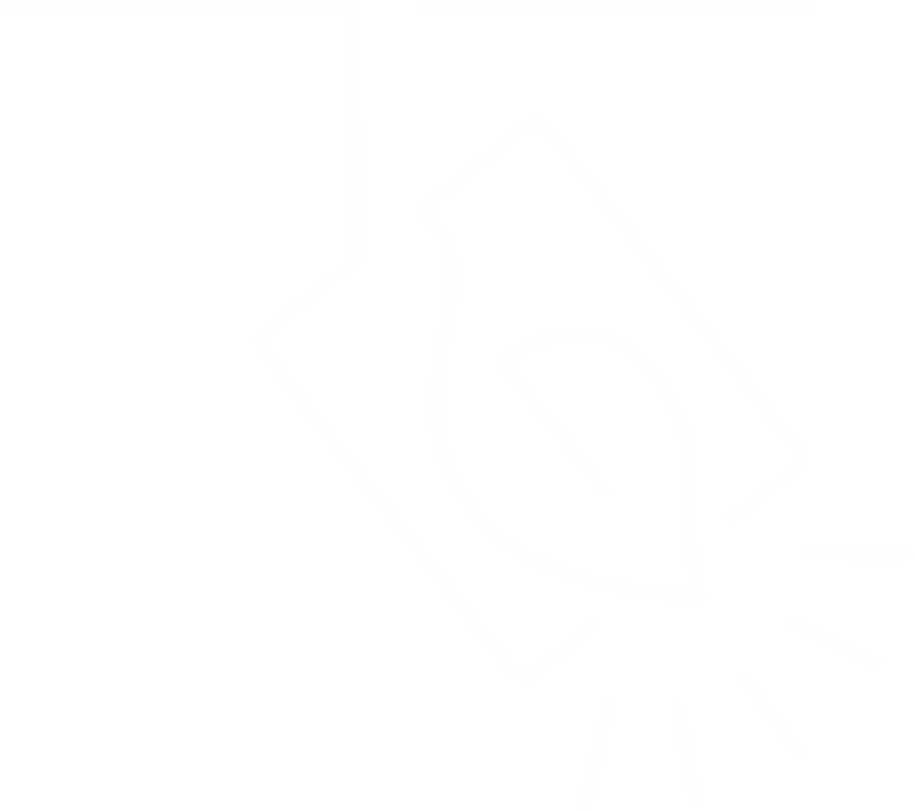 Line art of a watering can pouring liquid onto a leaf, symbolizing growth or sustainability.